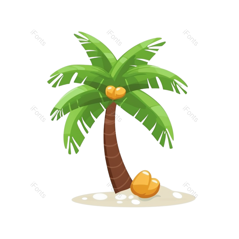 叶子图片,卡通元素,树木PNG,水果免抠素材